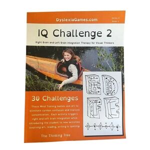 Dyslexia Games IQ Challenge 2 Series C Book 1 The Thinking Tree Workbook